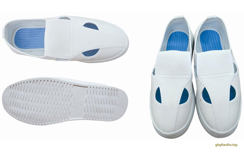 giày bảo hộ lao động màu trắng được ưa chuộng nhất 2020 GBH-25410-1