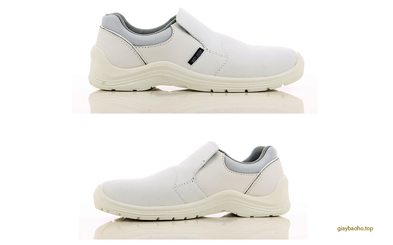 giày bảo hộ lao động màu trắng được ưa chuộng nhất 2020 GBH-25410-0